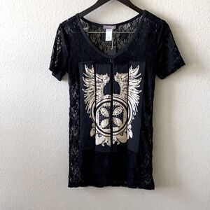 From LA by Bus Stop | Lace Wings Top